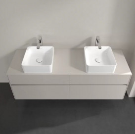 Тумба под раковину Villeroy & Boch Collaro 160х50 см ДСП мягкий серый C05200VK