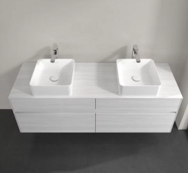 Тумба под раковину Villeroy & Boch Collaro 160х50 см ДСП белое дерево C05200E8