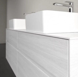 Тумба под раковину Villeroy & Boch Collaro 160х50 см ДСП белое дерево C05200E8