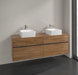 Тумба под раковину Villeroy & Boch Collaro 160х50 см ДСП дуб канзас C05200RH