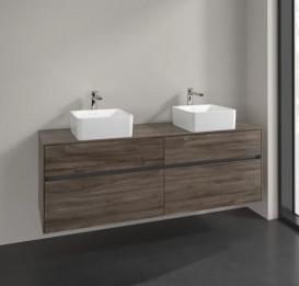 Тумба под раковину Villeroy & Boch Collaro 160х50 см ДСП каменный дуб C05200RK