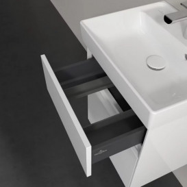 Тумба под раковину Villeroy & Boch Collaro 46х37,4 см с подсветкой ДСП матовый белый C006B0MS