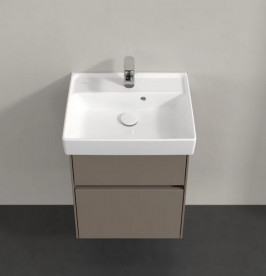 Тумба под раковину Villeroy & Boch Collaro 46х37,4 см с подсветкой ДСП трюфель серый C006B0VG