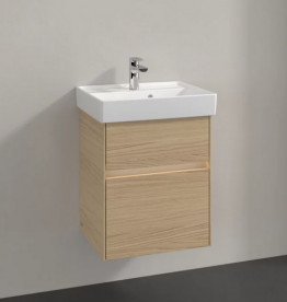 Тумба под раковину Villeroy & Boch Collaro 46х37,4 см с подсветкой ДСП северный дуб C006B0VJ