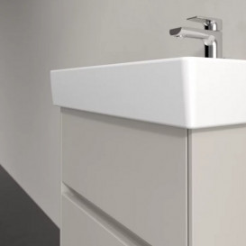 Тумба под раковину Villeroy & Boch Collaro 46х37,4 см с подсветкой ДСП мягкий серый C006B0VK