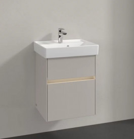 Тумба під раковину Villeroy&Boch Collaro 46х37,4 см з підсвічуванням ДСП м'який сірий C006B0VK