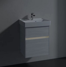 Тумба под раковину Villeroy & Boch Collaro 46х37,4 см с подсветкой ДСП белое дерево C006B0E8