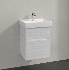 Тумба під раковину Villeroy & Boch Collaro 46х37,4 см із підсвічуванням ДСП біле дерево C006B0E8