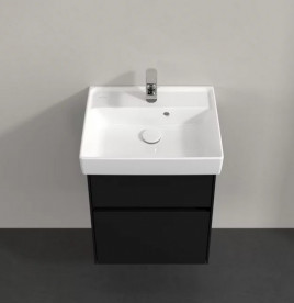 Тумба під раковину Villeroy & Boch Collaro 46х37,4 см із підсвічуванням МДФ чорний матовий лак C006B0PD