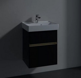 Тумба під раковину Villeroy & Boch Collaro 46х37,4 см із підсвічуванням МДФ чорний матовий лак C006B0PD