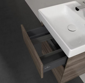 Тумба під раковину Villeroy & Boch Collaro 46х37,4 см із підсвічуванням ДСП кам'яний дуб C006B0RK