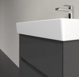 Тумба під раковину Villeroy & Boch Collaro 51х41,4 см із підсвічуванням МДФ глянсовий сірий C007B0FP