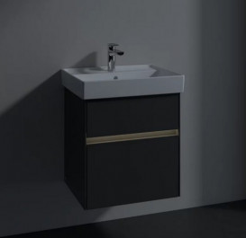 Тумба під раковину Villeroy & Boch Collaro 51х41,4 см із підсвічуванням МДФ глянсовий сірий C007B0FP