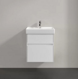 Тумба під раковину Villeroy & Boch Collaro 51х41,4 см із підсвічуванням ДСП матовий білий C007B0MS