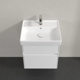 Тумба під раковину Villeroy & Boch Collaro 51х41,4 см із підсвічуванням ДСП матовий білий C007B0MS