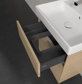 Тумба под раковину Villeroy & Boch Collaro 51х41,4 см с подсветкой ДСП северный дуб C007B0VJ