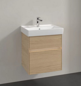 Тумба под раковину Villeroy & Boch Collaro 51х41,4 см с подсветкой ДСП северный дуб C007B0VJ
