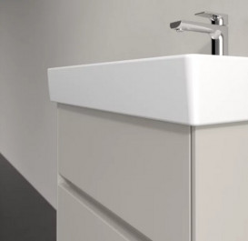 Тумба під раковину Villeroy&Boch Collaro 51х41,4 см з підсвічуванням ДСП м'який сірий C007B0VK