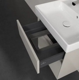 Тумба під раковину Villeroy&Boch Collaro 51х41,4 см з підсвічуванням ДСП м'який сірий C007B0VK