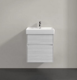 Тумба під раковину Villeroy & Boch Collaro 51х41,4 см із підсвічуванням ДСП біле дерево C007B0E8