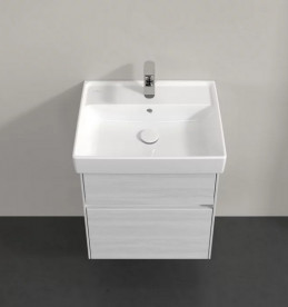 Тумба під раковину Villeroy & Boch Collaro 51х41,4 см із підсвічуванням ДСП біле дерево C007B0E8