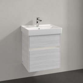 Тумба під раковину Villeroy & Boch Collaro 51х41,4 см із підсвічуванням ДСП біле дерево C007B0E8