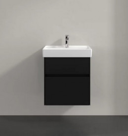 Тумба під раковину Villeroy & Boch Collaro 51х41,4 см із підсвічуванням МДФ чорний матовий лак C007B0PD