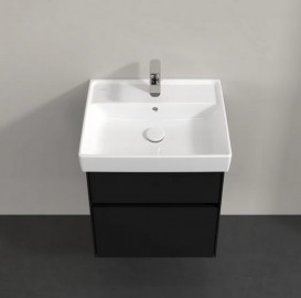 Тумба під раковину Villeroy & Boch Collaro 51х41,4 см із підсвічуванням МДФ чорний матовий лак C007B0PD