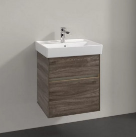 Тумба під раковину Villeroy & Boch Collaro 51х41,4 см з підсвічуванням ДСП кам'яний дуб C007B0RK
