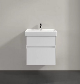 Тумба под раковину Villeroy & Boch Collaro 55,4х44,4 см с подсветкой МДФ глянцевый белый C008B0DH