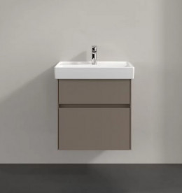 Тумба під раковину Villeroy & Boch Collaro 55,4х44,4 см із підсвічуванням ДСП сірий трюфель C008B0VG