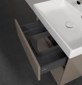 Тумба під раковину Villeroy & Boch Collaro 55,4х44,4 см із підсвічуванням ДСП сірий трюфель C008B0VG