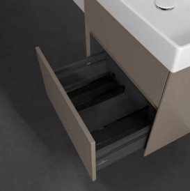 Тумба під раковину Villeroy & Boch Collaro 55,4х44,4 см із підсвічуванням ДСП сірий трюфель C008B0VG