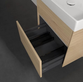 Тумба під раковину Villeroy & Boch Collaro 55,4х44, 4 см з підсвічуванням ДСП північний дуб C008B0VJ