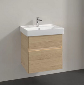 Тумба під раковину Villeroy & Boch Collaro 55,4х44, 4 см з підсвічуванням ДСП північний дуб C008B0VJ
