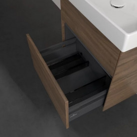 Тумба под раковину Villeroy & Boch Collaro 55,4х44,4 см с подсветкой ДСП дуб аризона C008B0VH