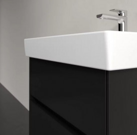 Тумба под раковину Villeroy & Boch Collaro 55,4х44,4 см с подсветкой МДФ черный матовый лак C008B0PD