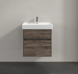 Тумба под раковину Villeroy & Boch Collaro 55,4х44,4 см с подсветкой ДСП каменный дуб C008B0RK