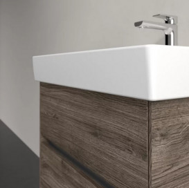Тумба под раковину Villeroy & Boch Collaro 55,4х44,4 см с подсветкой ДСП каменный дуб C008B0RK