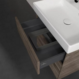 Тумба под раковину Villeroy & Boch Collaro 55,4х44,4 см с подсветкой ДСП каменный дуб C008B0RK