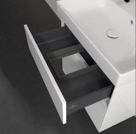 Тумба под раковину Villeroy & Boch Collaro 60,4х44,4 см с подсветкой МДФ глянцевый белый C009B0DH