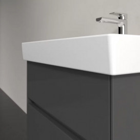 Тумба під раковину Villeroy & Boch Collaro 60,4х44,4 см із підсвічуванням МДФ глянсовий сірий C009B0FP