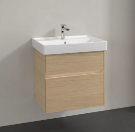 Тумба под раковину Villeroy & Boch Collaro 60,4х44,4 см с подсветкой ДСП северный дуб C009B0VJ