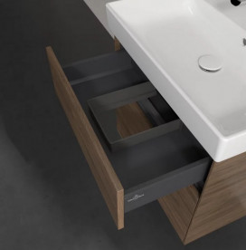 Тумба под раковину Villeroy & Boch Collaro 60,4х44,4 см с подсветкой МДФ дуб аризона C009B0VH