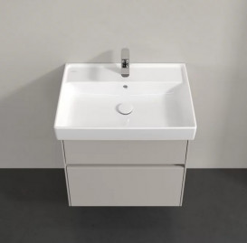 Тумба под раковину Villeroy & Boch Collaro 60,4х44,4 см с подсветкой МДФ мягкий серый C009B0VK