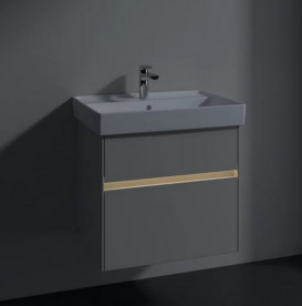 Тумба под раковину Villeroy & Boch Collaro 60,4х44,4 см с подсветкой МДФ мягкий серый C009B0VK