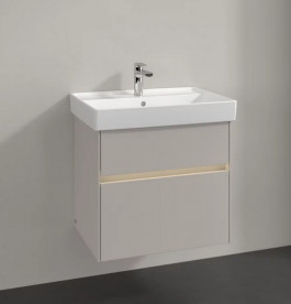 Тумба під раковину Villeroy & Boch Collaro 60,4х44,4 см із підсвічуванням МДФ м'який сірий C009B0VK