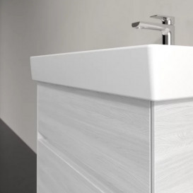 Тумба під раковину Villeroy & Boch Collaro 60,4х44,4 см із підсвічуванням ДСП біле дерево C009B0E8