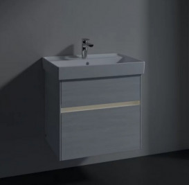 Тумба під раковину Villeroy & Boch Collaro 60,4х44,4 см із підсвічуванням ДСП біле дерево C009B0E8