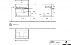 Тумба под раковину Villeroy & Boch Collaro 60,4х44,4 см с подсветкой ДСП дуб канзас C009B0RH